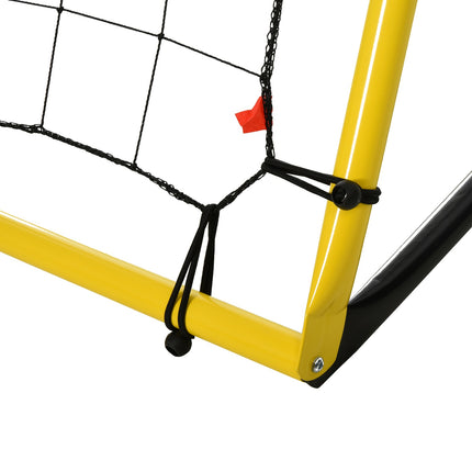 Odrazová stěna se sítí – multisport, odolná, 184x63x123 cm