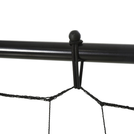 Odrazová stěna se sítí – multisport, odolná, 184x63x123 cm