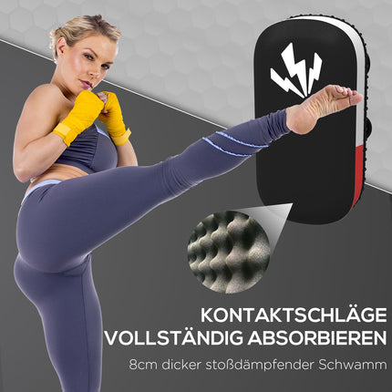 Tréninkové lapy na kickbox a Muay Thai - potah z umělé kůže