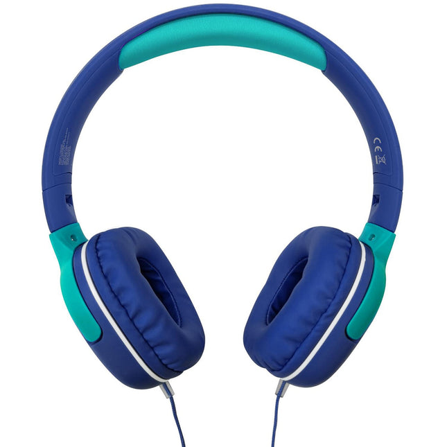 KidsBeat 2 sluchátka s omezenou hlasitostí max 85dB, konektor 3.5mm, modrá