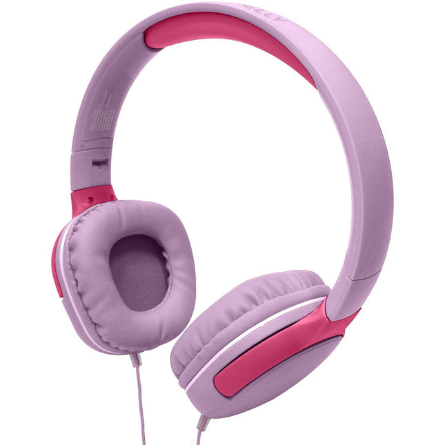 KidsBeat 2 sluchátka s omezenou hlasitostí max 85dB, konektor 3.5mm, růžová