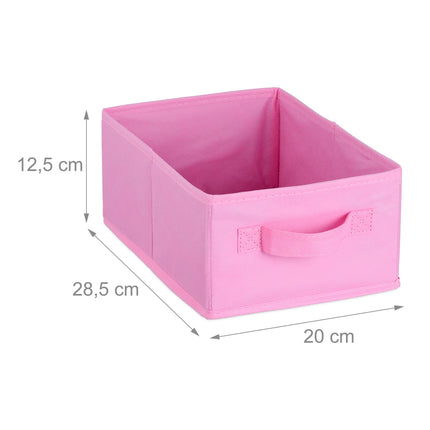 Dětská knihovna se 6 látkovými úložnými boxy