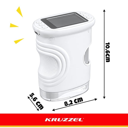 Kids' Digital Pocket Microscope 1000x with 2 Inch IPS Screen, 2 MP, White