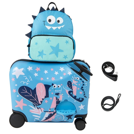 Dětský cestovní set s dinosaury a batohem, 12"+18"