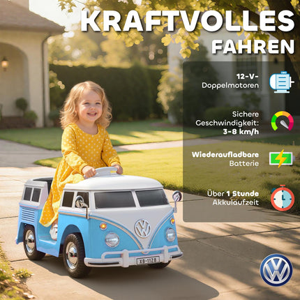 Dětské elektrické autíčko, 12V, dva motory, MP3, modrá, 89x49x41.5 cm