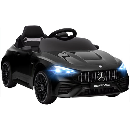 Dětské elektrické autíčko, design Mercedes, 12V, dálkové ovládání, černá
