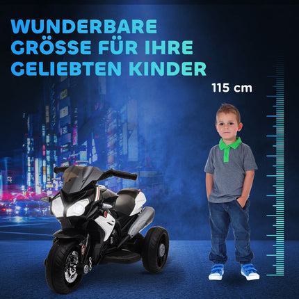 Dětská elektrická motorka, 3 km/h, světla a zvuky, věk 3-5