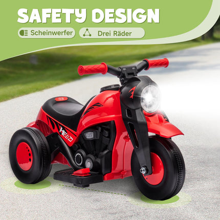 Dětská elektrická motorka, 6V s hudbou, 2.5-3 km/h, věk 2-5