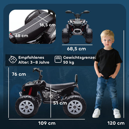 Dětská elektrická čtyřkolka, 24V, 4 kola, USB, MP3, 6.5 km/h