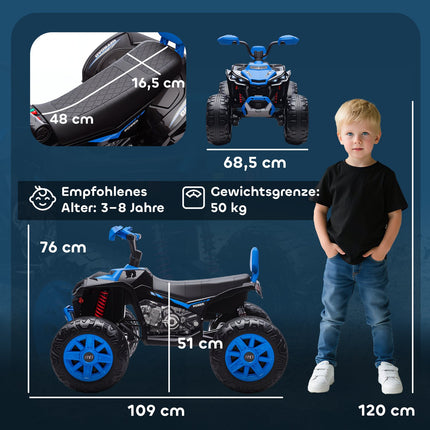 Kids Electric Quad, 24V, 4 Wheels, USB, MP3, 6.5 km/h