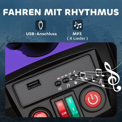 Dětská elektrická čtyřkolka, 24V, 4 kola, USB, MP3, 6.5 km/h