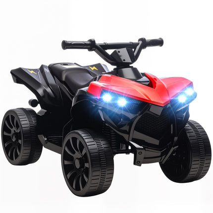 Dětská elektrická čtyřkolka 6V s jízdou vpřed/vzad, hudba, LED