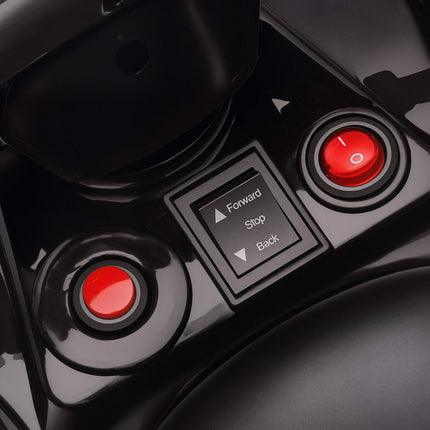 Dětská elektrická čtyřkolka, motor 6V, hudba a světla, modrá