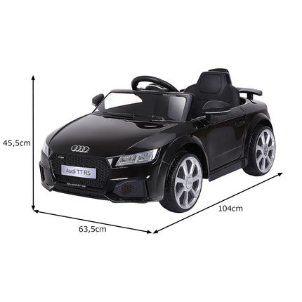 Dětské elektrické autíčko, dálkové ovládání, USB, černé