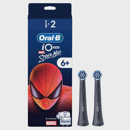 Náhradní hlavice k dětskému elektrickému kartáčku, 2 ks, motiv Spiderman