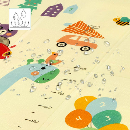 Kids Folding Mat, Zoo Design, 195x180cm