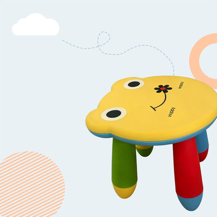 Kinderkrukje van plastic met kikkerdesign, meerkleurig