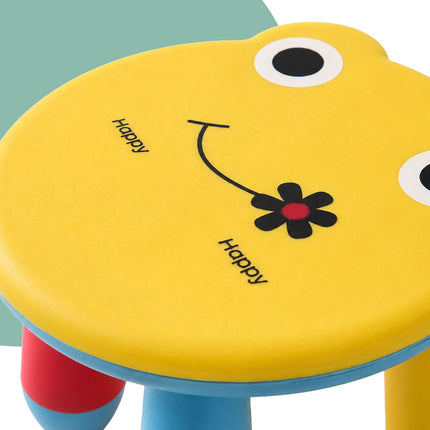 Kinderkrukje van plastic met kikkerdesign, meerkleurig