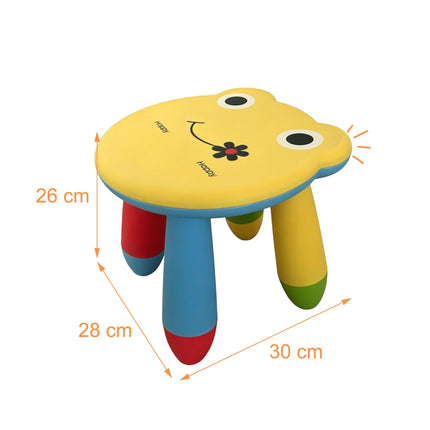 Kinderkrukje van plastic met kikkerdesign, meerkleurig