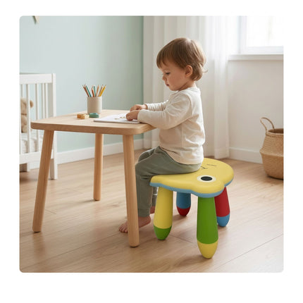 Kinderkrukje van plastic met kikkerdesign, meerkleurig