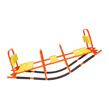 Kids Metal Seesaw, 3 Seats, 90 kg Capacity, Handles