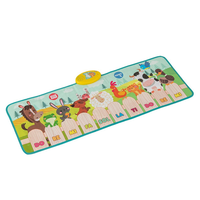 Kids Piano Mat with 10 Animal Sounds & 10 Songs