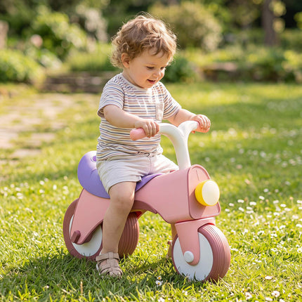 Kids' Pink Balance Bike with Lights and Music