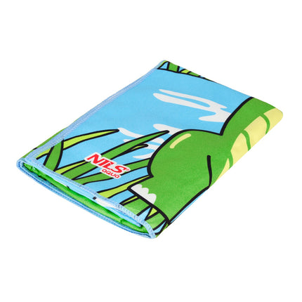 Kids Poncho Towel, Crocodile & Unicorn Design