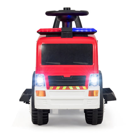 Dětské hasičské auto na sezení, elektrické 6V, světla a zvuky