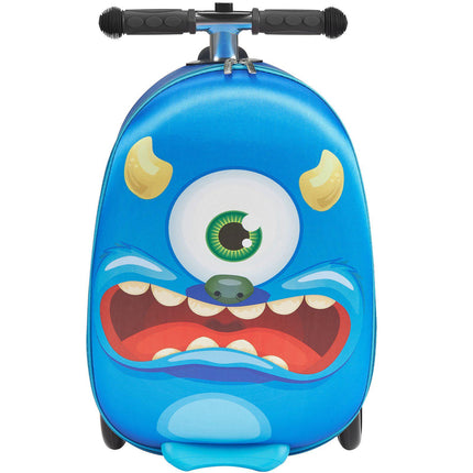 Kids Ride-On Scooter Suitcase, 20-Inch, 20L, Blue