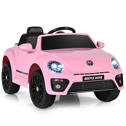 Dětské elektrické autíčko VW Beetle s hudbou a dálkovým ovládáním