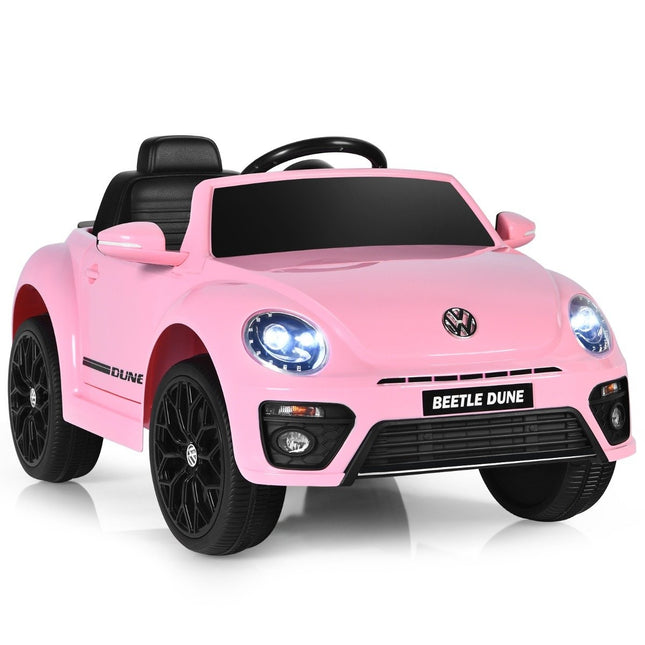 Dětské elektrické autíčko VW Beetle s hudbou a dálkovým ovládáním