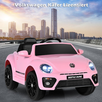Dětské elektrické autíčko VW Beetle s hudbou a dálkovým ovládáním