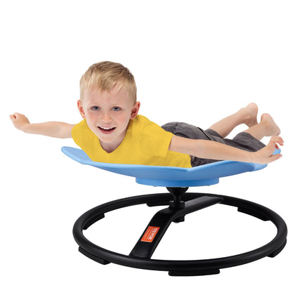 Kids Sensory Swivel Chair, 360 Spin, 220 lb, Blue