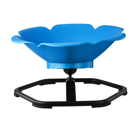 Kids Sensory Swivel Chair, 360 Spin, 220 lb, Blue