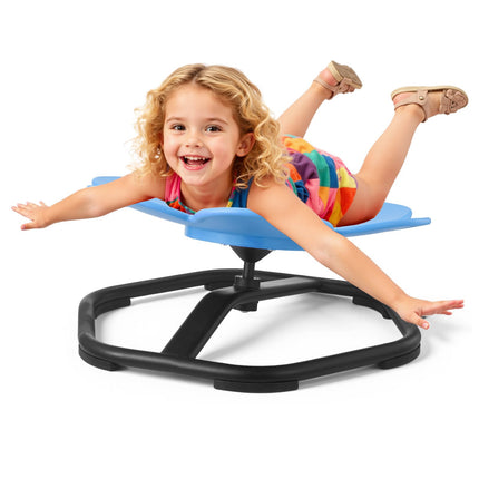 Kids Sensory Swivel Chair, 360 Spin, 220 lb, Blue