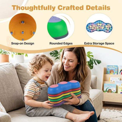 Kids Stepping Stones Set, Multi-Color, Anti-Slip, Stackable