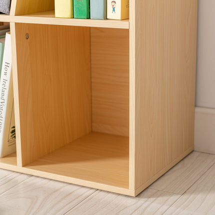 Kids Storage Shelf and Bench with Cushion, 103 x 30 x 62 cm