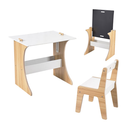Dětský stůl a židle s deskou na křídu