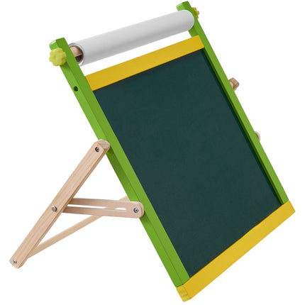 Kids Tabletop Art Easel, 3-in-1 Magnetic Board With Paper Roll