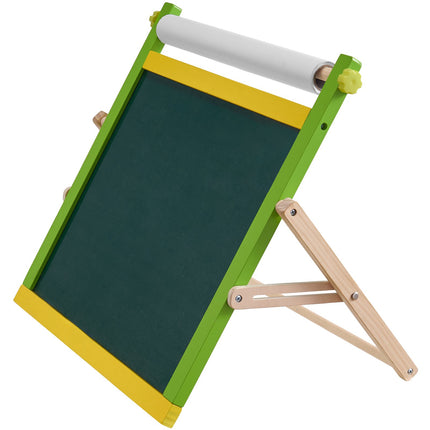 Kids Tabletop Art Easel, 3-in-1 Magnetic Board With Paper Roll