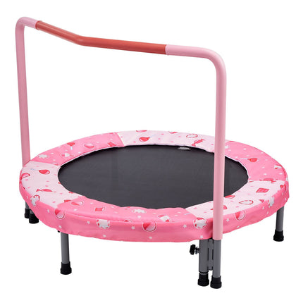 Kids Trampoline 36 Inch, Foldable with Handlebar
