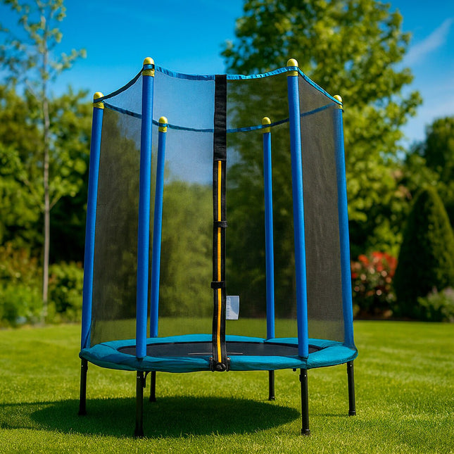 Dětská trampolína s ochrannou sítí, průměr 140 cm