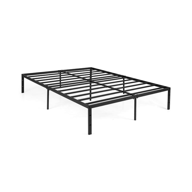 Kovový rám postele King Size, černý, 200 x 160 cm