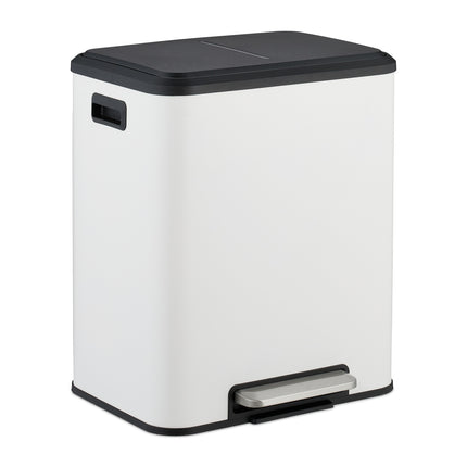 Kuchyňský koš na tříděný odpad, 2 komory, 15L