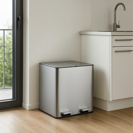 Küchenabfalleimer mit zwei 15L Geruchsfiltersystemen