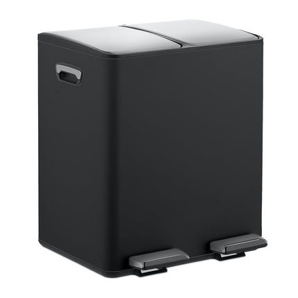 Kuchyňský odpadkový koš s pedálem, 2x15L