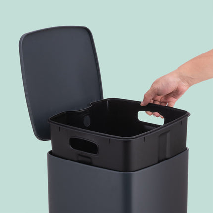 Kuchyňský pedálový koš 30L s tlumeným dovíráním víka