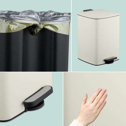 Küchenabfalleimer 20L mit Soft-Close Deckel