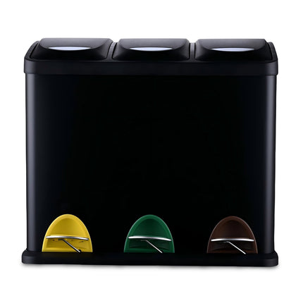 Mülleimer Küche, 3 Fächer, 3 x 8L